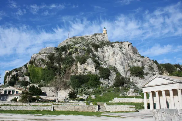 Παλιά Εκκλησία Του Αγίου Γεωργίου Στο Νησί Της Κέρκυρας — Φωτογραφία Αρχείου