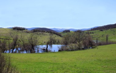 Rodop (Ayrıca Rodopi veya Rodop) dağ Bulgaristan, genel görünümü