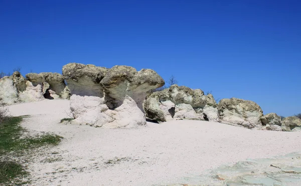 Fenómeno Natural Piedra Setas Situadas Cerca Carretera Entre Haskovo Kardzhali —  Fotos de Stock