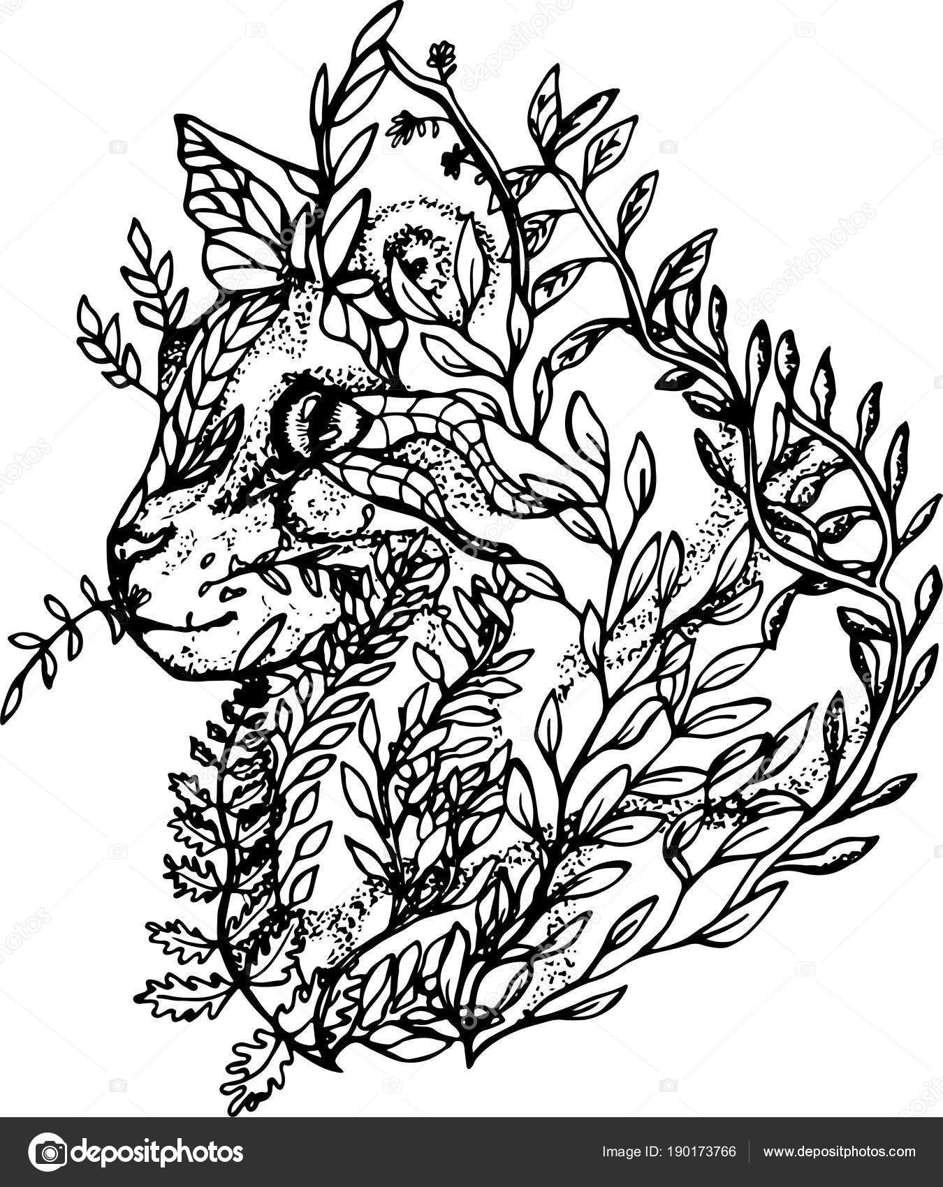 Chat Noir Profil Clipart