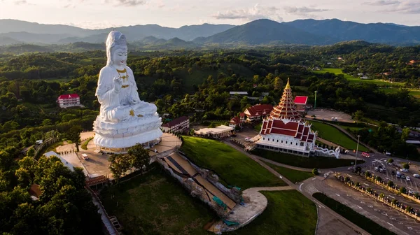 Wat Huai Pla Kung Schöne Öffentliche Temple Ist Beliebt Bei — Stockfoto