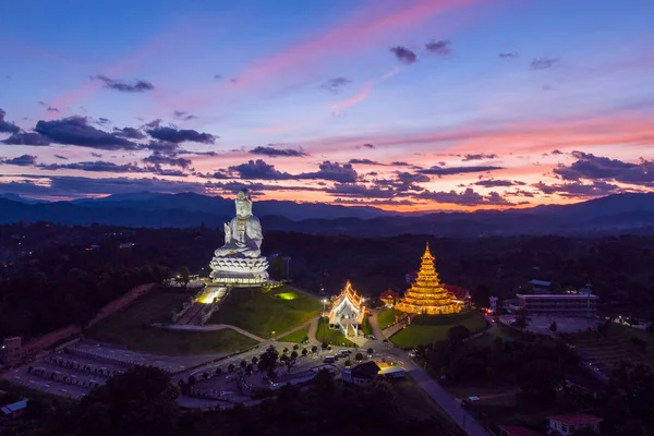 Wat Huai Pla Kung Schöne Öffentliche Temple Ist Beliebt Bei — Stockfoto