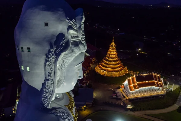 Wat Huai Pla Kung Schöne Öffentliche Temple Ist Beliebt Bei — Stockfoto