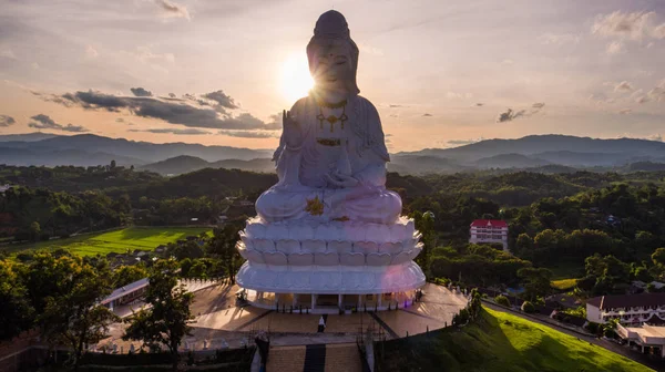 Wat Huai Pla Kung Schöne Öffentliche Temple Ist Beliebt Bei — Stockfoto