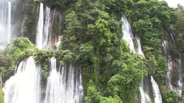 Thi Waterfalls Umphang Tak Tailandia — Video Stock
