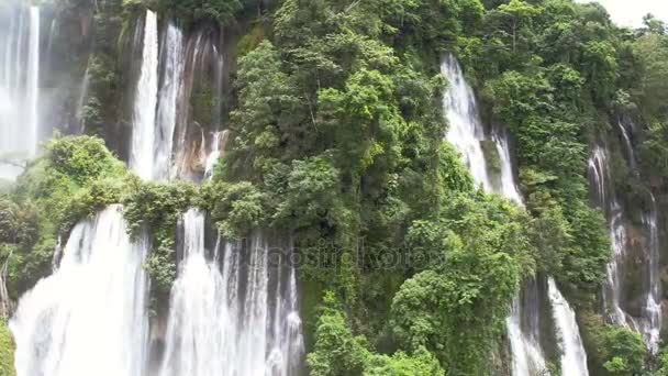 Thi Waterfalls Umphang Tak Thailand — Stock Video