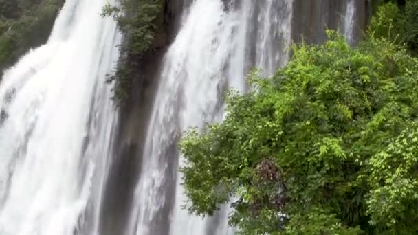 Thi Waterfalls Umphang Tak Tailandia — Video Stock