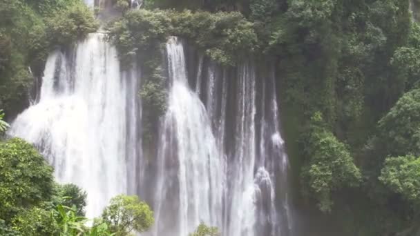 Thi Cascade Umphang Tak Thailanda — Videoclip de stoc