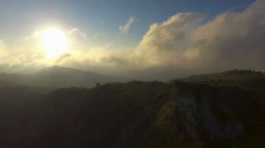 Havadan görünümü Phu Chi Fa Chiang Rai, Kuzey, Tayland