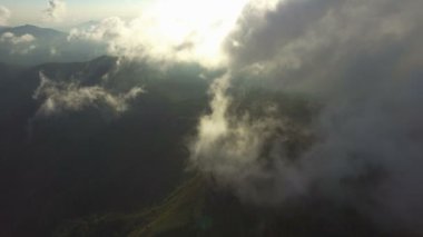 Havadan görünümü Phu Chi Fa Chiang Rai, Kuzey, Tayland
