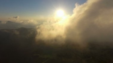 Havadan görünümü Phu Chi Fa Chiang Rai, Kuzey, Tayland