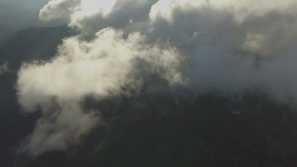 Vista Aérea Phu Chi Chiang Rai Norte Tailandia — Vídeo de stock