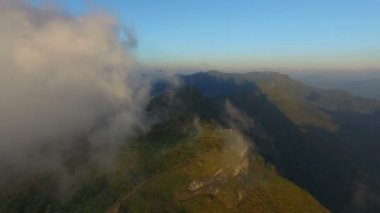 Havadan görünümü Phu Chi Fa Chiang Rai, Kuzey, Tayland