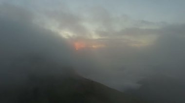 Havadan görünümü Phu Chi Fa Chiang Rai, Kuzey, Tayland