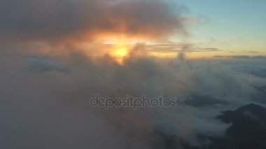 Havadan görünümü Phu Chi Fa Chiang Rai, Kuzey, Tayland