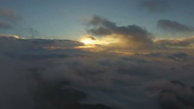 Havadan görünümü Phu Chi Fa Chiang Rai, Kuzey, Tayland