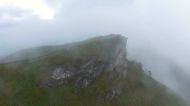 Havadan görünümü Phu Chi Fa Chiang Rai, Kuzey, Tayland