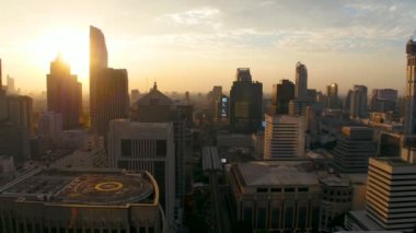 BANGKOK THAILAND - 16 Şubat 2019: Bangkok başkentinin hava manzarası