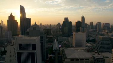 BANGKOK THAILAND - 16 Şubat 2019: Bangkok başkentinin hava manzarası