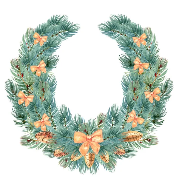 Christmas wreath on door with stars — Stock Photo, Image