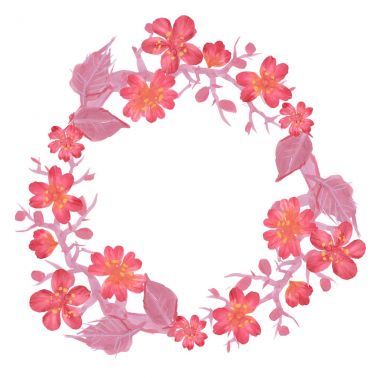 suluboya çiçek buket çizim