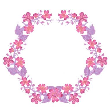  suluboya oryantal kiraz çelenk