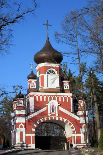 Cathedral Pantaleon Panteleimon Theophania Kiev Mahallede Büyük Bir Doğu Ortodoks — Stok fotoğraf