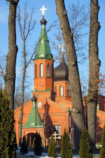 Cathedral Pantaleon Panteleimon Theophania Kiev Mahallede Büyük Bir Doğu Ortodoks — Stok fotoğraf