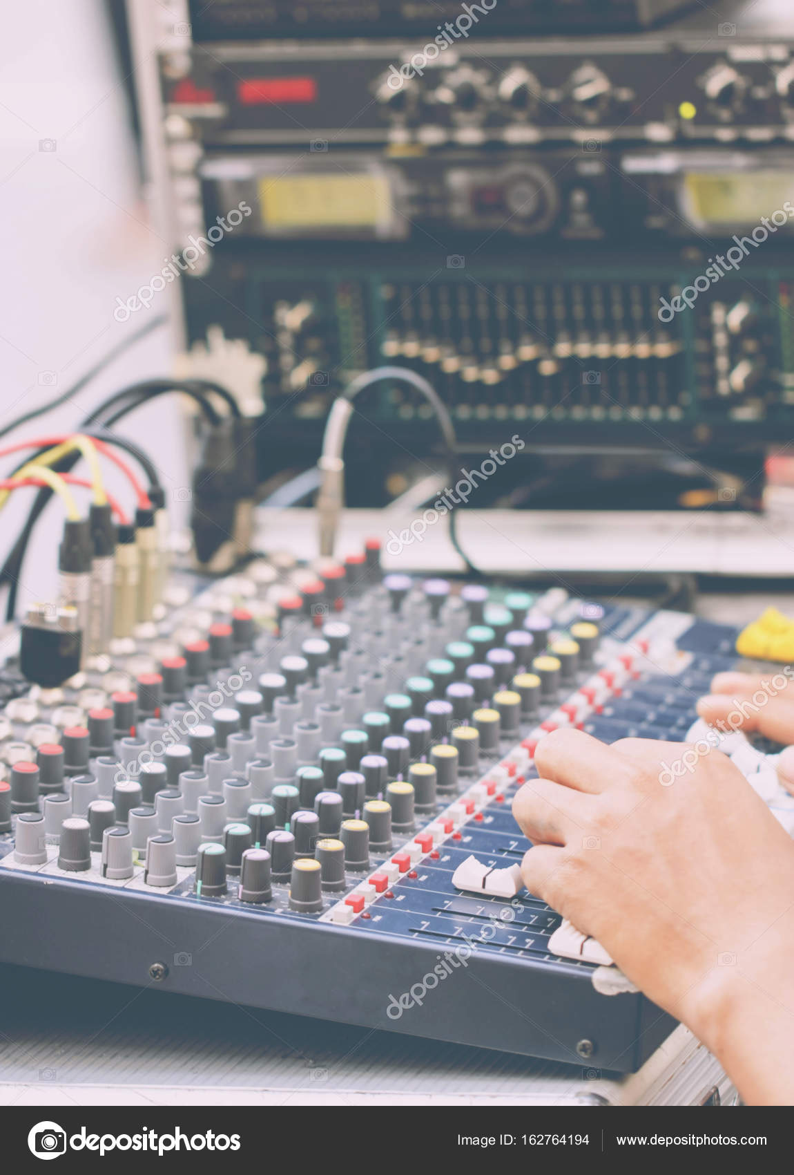 vintage powered mixer