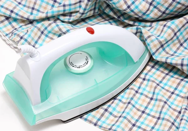 Dry Iron On Cloth Background — Stock Photo, Image