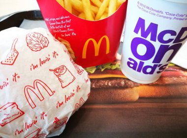 McDonald's snack seti. 