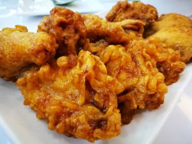 Korece tarzı derin kızarmış tavuk gevrek 