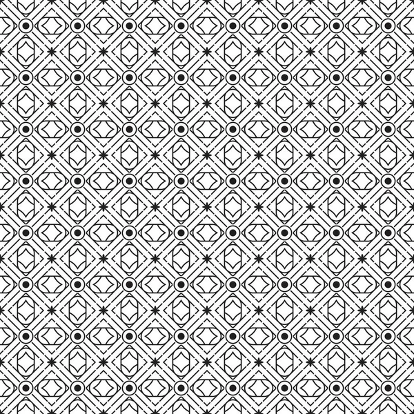 Elegante preto e branco padrão gráfico geométrico ilustração vetorial — Vetor de Stock
