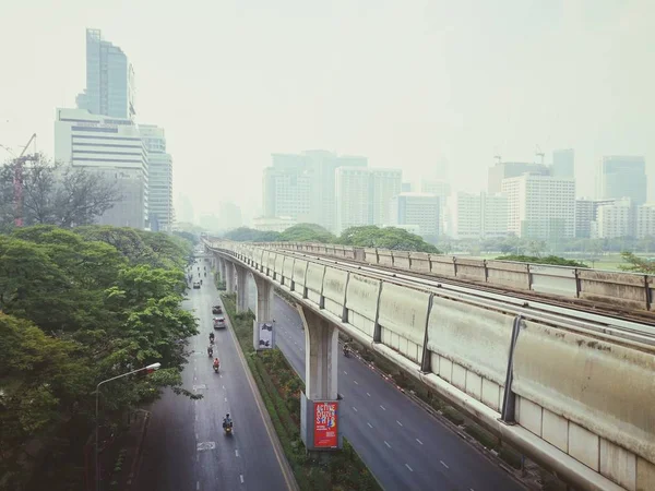 Bangkok Thailand Januari Fine Particulate Matter Air City Och Pm2 — Stockfoto