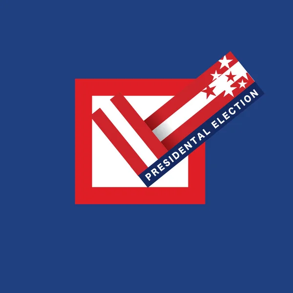 2020 Estados Unidos América Eleição Presidencial Voto Design Tipografia Logo — Vetor de Stock