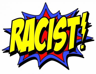 racist explosion sign clipart