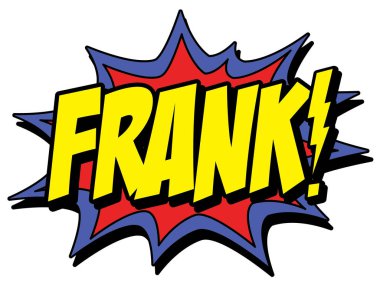 comic explosion Frank clipart