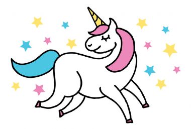 yıldız olan karikatür at 