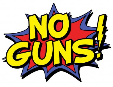 Beyaz arka plan üzerinde patlama silah yok