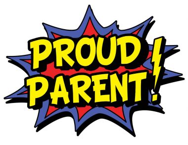 gurur ebeveyn patlama, vektör çizim