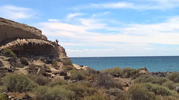 Las Caletas Auf Teneriffa Einer Kanarischen Insel — Stockfoto