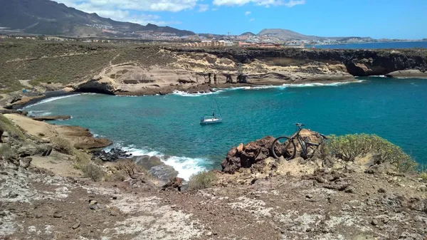 Las Caletas Auf Teneriffa Einer Kanarischen Insel — Stockfoto