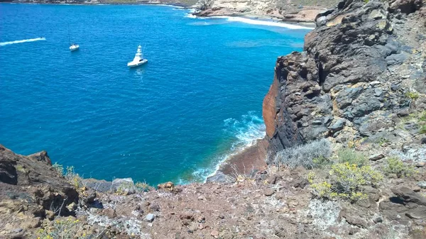 Las Caletas Auf Teneriffa Einer Kanarischen Insel — Stockfoto