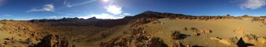 Tenerife el Teide yanardağı peyzaj
