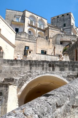Antik Matera şehrinin (Sassi di Matera)