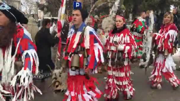 KUKER festival Breznik, Bulgaria — Vídeo de stock