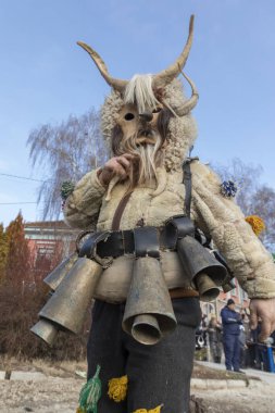 Bulgaristan 'ın Breznik kentinde maskeli balo festivali