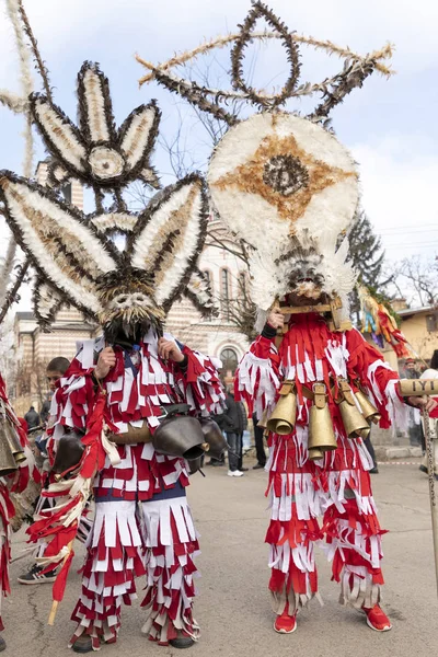 Masquerade fesztivál Breznik, Bulgária — Stock Fotó