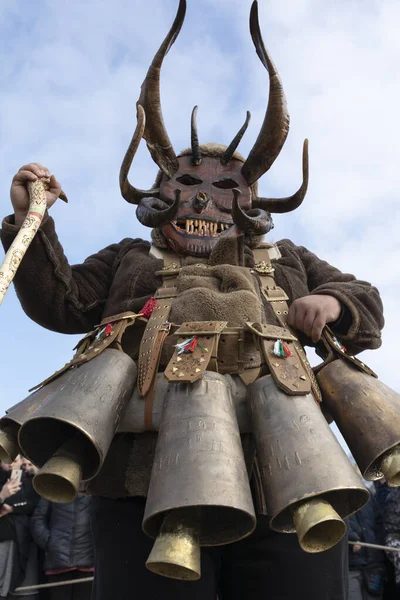 Festival de máscaras en Breznik, Bulgaria — Foto de Stock