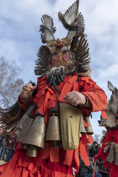 Festa in maschera a Breznik, Bulgaria — Foto Stock